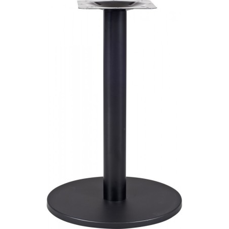Mesa BOHEME, negra, base de 72 cms y tapa de 80 x 80 cms. Color a elegir.