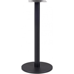 Mesa BOHEME, alta, negra, base de 110 cms y tapa de 70 cms. Color a elegir.