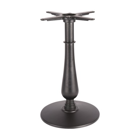 Mesa TÁMESIS, negra, base de 72 cms y tapa de 80x80 cms. Color a elegir.