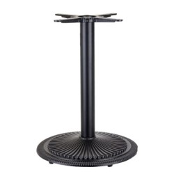 Mesa ARNO, negra, base de 72 cms y tapa de 80 cms. Color a elegir.