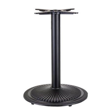 Mesa ARNO, negra, base de 72 cms y tapa de 80 cms. Color a elegir.