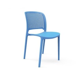 Silla POLINESIA, apilable, polipropileno blanco 2
