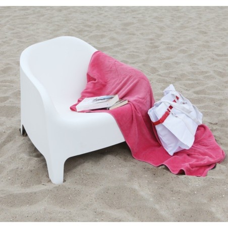 Sillón SUNNY BIG, apilable,  polipropileno negro