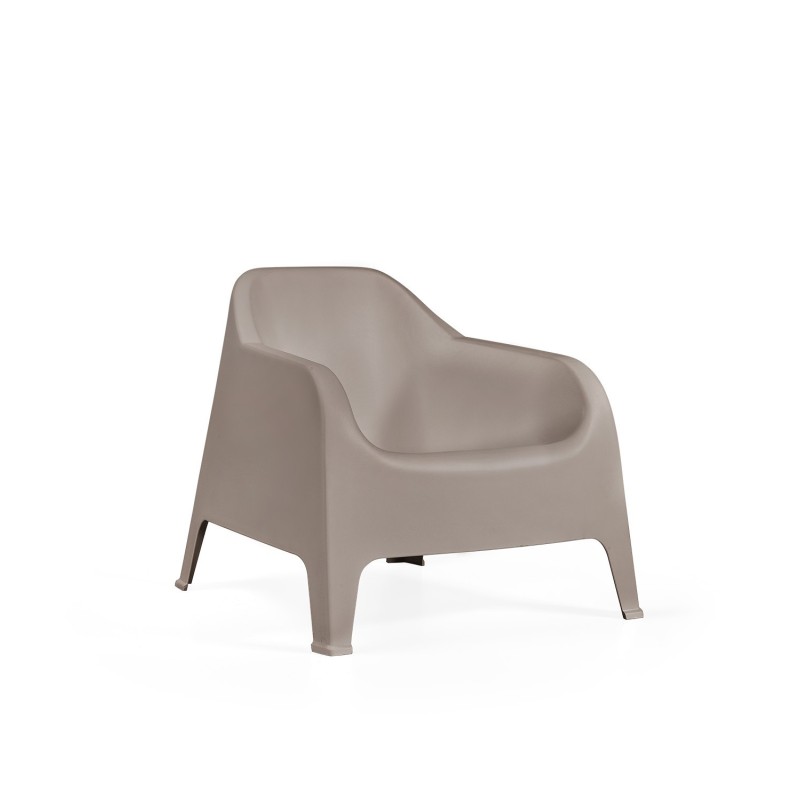 Sillón SUNNY BIG, apilable,  polipropileno negro