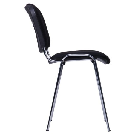 Silla NIZA NEW AM, chasis cromado, tejido A1, color negro*