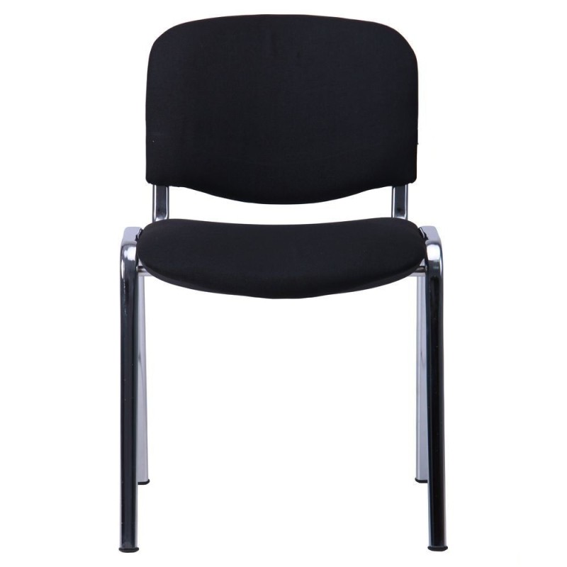 Silla NIZA NEW AM, chasis cromado, tejido A1, color negro*