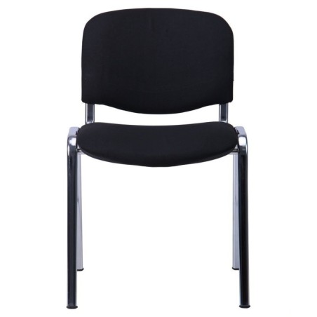Silla NIZA NEW AM, chasis cromado, tejido A1, color negro*