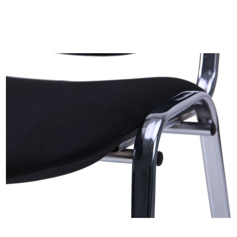 Silla NIZA NEW AM, chasis cromado, tejido A1, color negro*