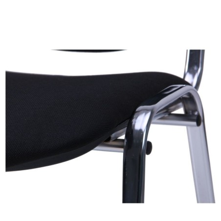Silla NIZA NEW AM, chasis cromado, tejido A1, color negro*