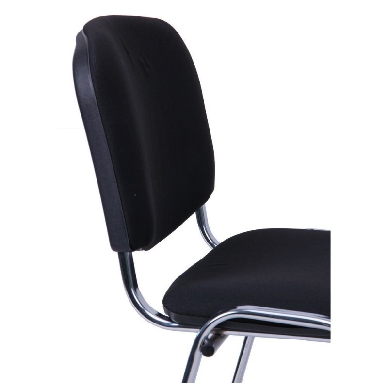 Silla NIZA NEW AM, chasis cromado, tejido A1, color negro*