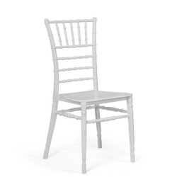 Silla CHIAVARI NEW, apilable, polipropileno blanco