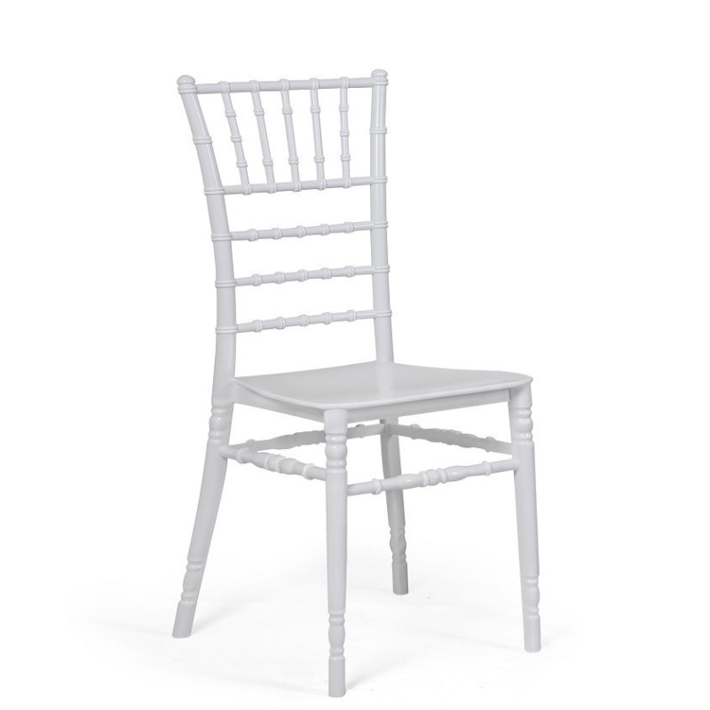 Silla CHIAVARI NEW, apilable, polipropileno blanco