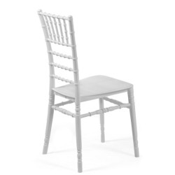 Silla CHIAVARI NEW, apilable, polipropileno blanco 2