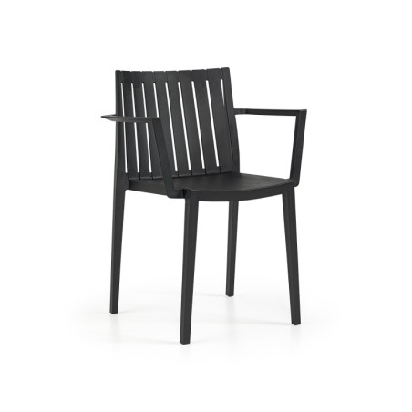 Sillón CHOPIN, apilable,  polipropileno blanco*