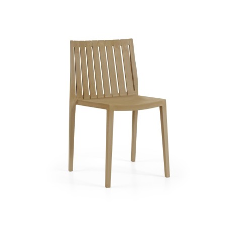 Silla CHOPIN, apilable,  polipropileno blanco