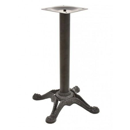 Mesa RODANO, negra, base de 75 cms y tapa de 60x60 cms. Color a elegir.