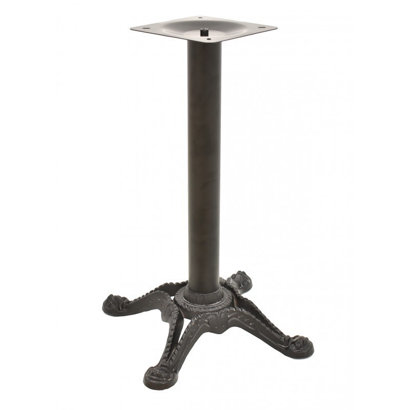Mesa RODANO, negra, base de 75 cms y tapa de 70x70 cms. Color a elegir.