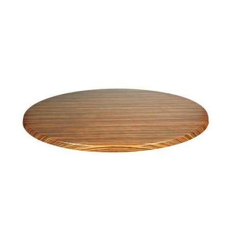 Mesa alta RODANO, negra, base 110 cms y tapa de 60 cms. Color a elegir.