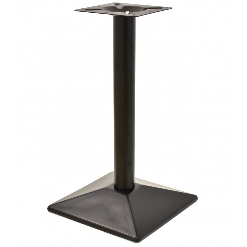 Mesa SOHO, negra, base de 72 cms y tapa de 70x70 cms. Color a elegir.