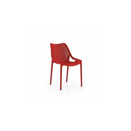 Silla BILL, apilable,  polipropileno tórtora