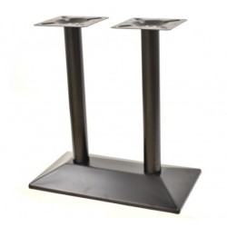 Mesa SOHO, negra, base rectangular y tapa de 120x80 cms. Color a elegir. 2