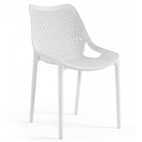 Silla BILL, apilable,  polipropileno antracita