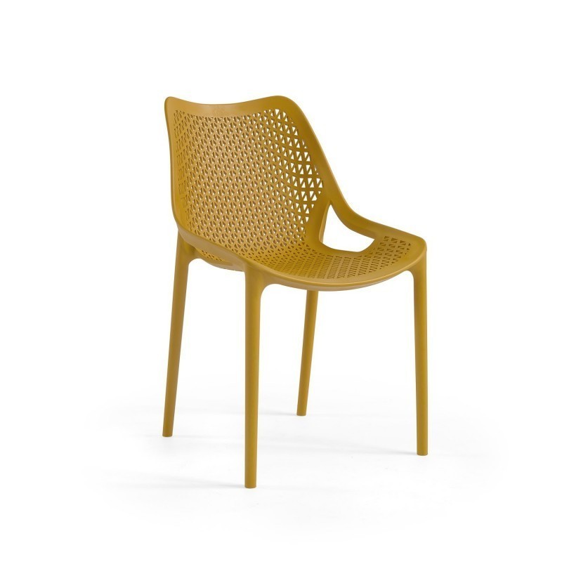 Silla BILL, apilable,  polipropileno antracita