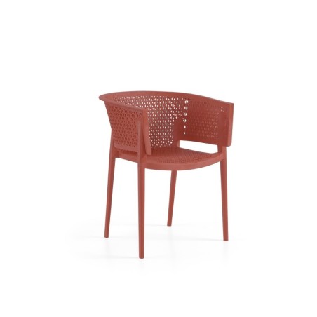 Sillón BILL, apilable,  polipropileno tórtora