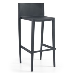 Taburete SUNNY 99, apilable, polipropileno antracita 2
