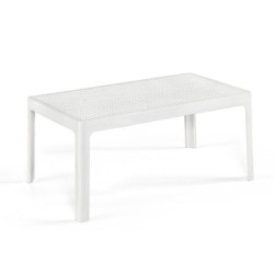 Mesa BILL, baja, polipropileno blanco, 90 x 50 cms