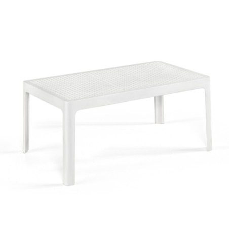 Mesa BILL, baja, polipropileno blanco, 90 x 50 cms