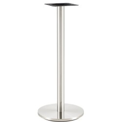 Base de mesa BENAGIL, alta, acero inoxidable, base 45 cms de diámetro, altura 110 cms