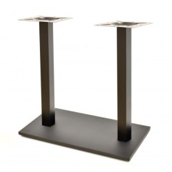 Mesa BEVERLY, negra, base rectangular y tapa de 120 x 80 cms. Color a elegir. 2