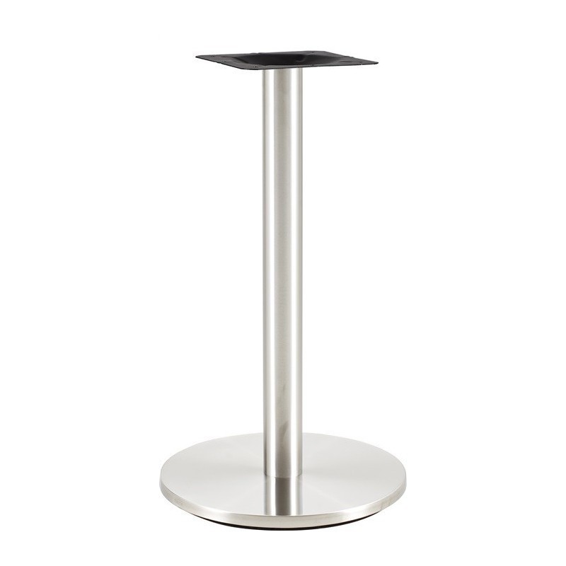Mesa BENAGIL, acero inoxidable, base de 72 cms y tapa 60 cms. Color a elegir.