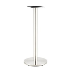 Mesa BENAGIL, alta, acero inoxidable, base de 110 cms y tapa 60 cms. Color a elegir. 2