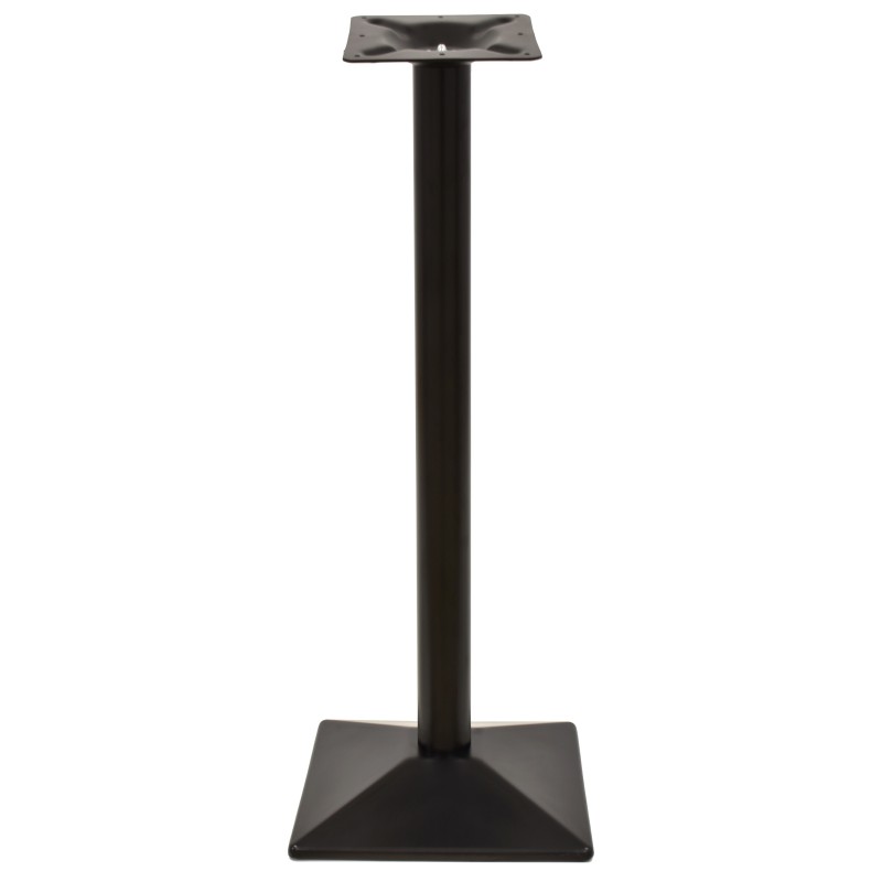 Base de mesa SOHO, alta, negra, base de 40 x 40 cms, altura 110 cms