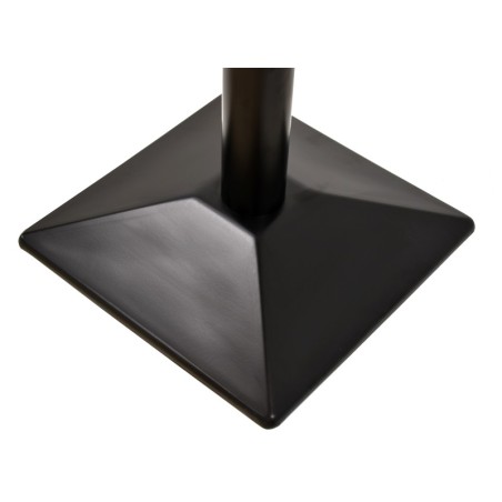 Base de mesa SOHO, alta, negra, base de 40 x 40 cms, altura 110 cms