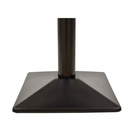 Base de mesa SOHO, alta, negra, base de 40 x 40 cms, altura 110 cms