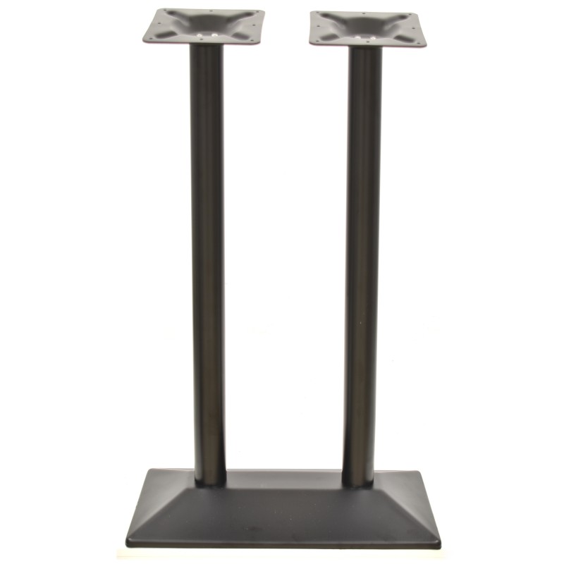 Base de mesa SOHO, alta, rectangular, negra, base de 70 x 40 cms, altura 110 cms