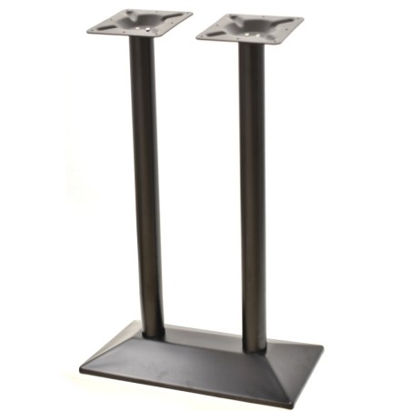 Base de mesa SOHO, alta, rectangular, negra, base de 70 x 40 cms, altura 110 cms