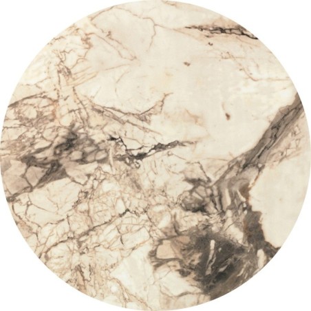 Tablero de mesa Werzalit SM, MARBLE ALMERIA 209, 60 cms de diámetro*.