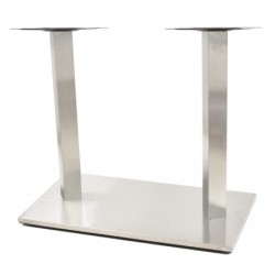 Mesa IPANEMA, acero inoxidable, tapa 110 x 70 cms. Color a elegir. 2