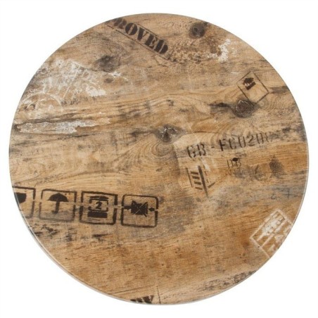 Tablero de mesa Werzalit-Sm, EX WORKS 122, 70 cms de diámetro*.