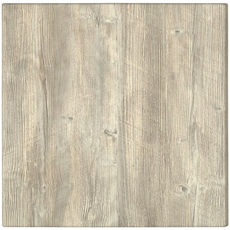 Tablero de mesa Werzalit-SM, PONDEROSA BLANCO 178, 70 x 70 cms*