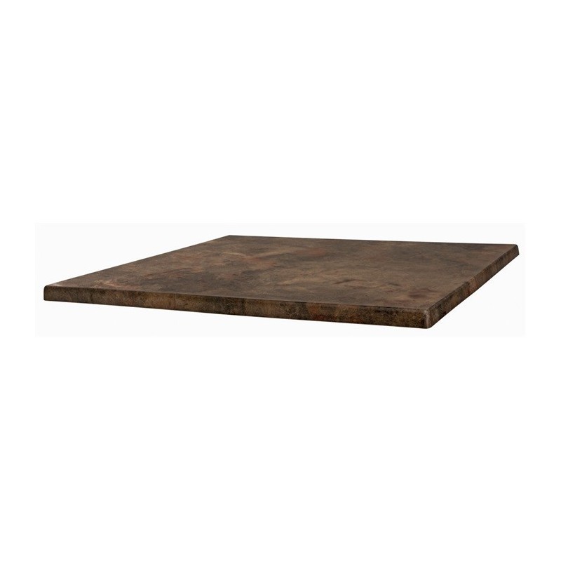 Tablero de mesa Werzalit SM, MARRÓN OXIDO 223, 60 x 60 cms*