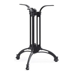 Base de mesa EIFFEL NEW, aluminio, 3 pies, negra, altura 70 cms