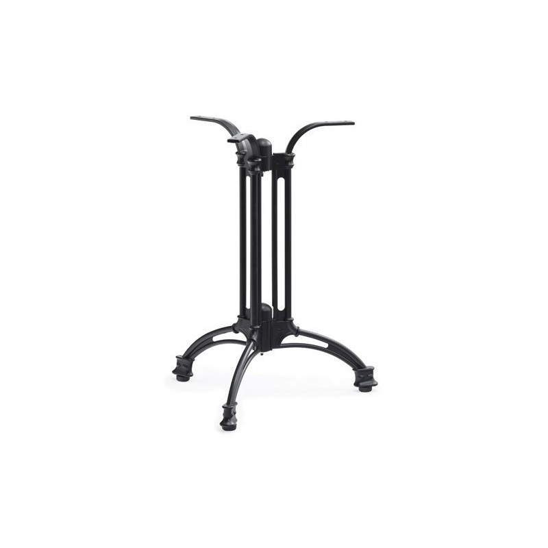 Base de mesa EIFFEL NEW, aluminio, 3 pies, negra, altura 70 cms