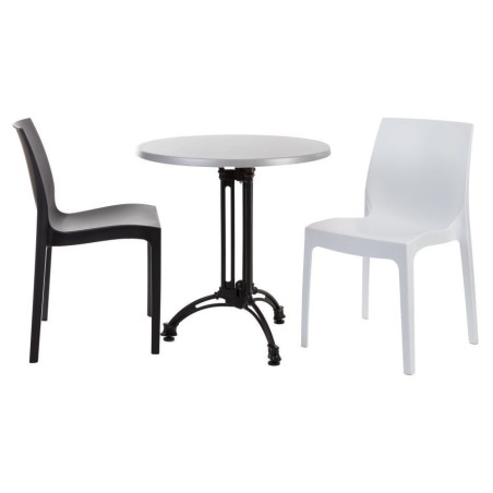Base de mesa EIFFEL NEW, aluminio, 3 pies, negra, altura 70 cms
