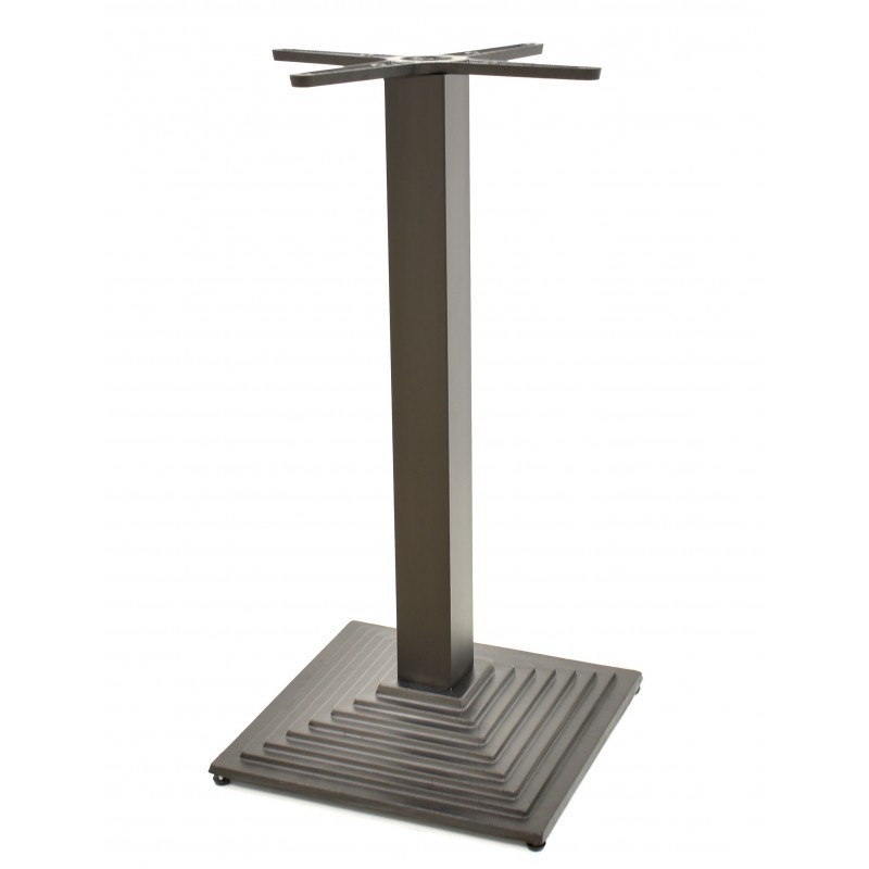 Mesa ELBA, negra, base de 72 cms y tapa de 70 cms. Color a elegir.