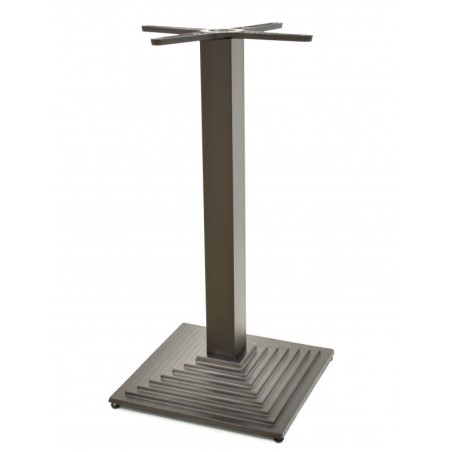 Mesa ELBA, negra, base de 72 cms y tapa de 70 cms. Color a elegir.